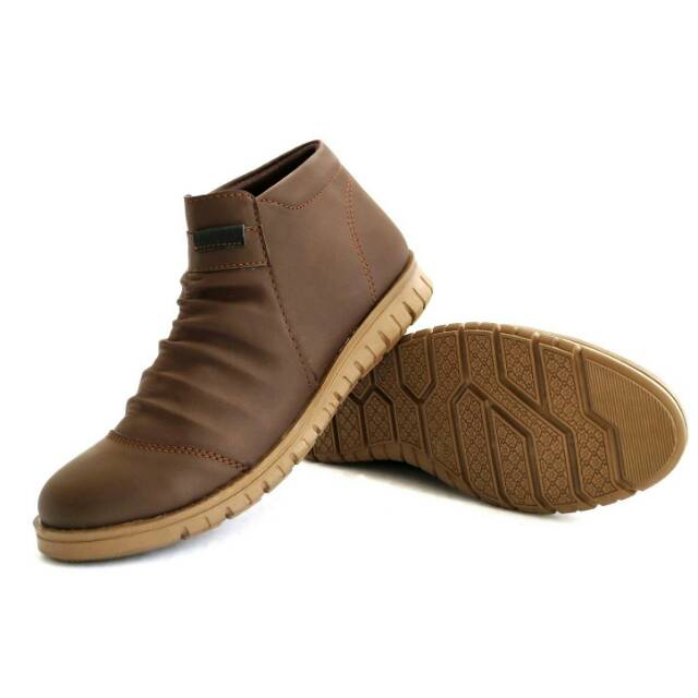 sepatu boots Moofeat Zipper Anthony original sepatu Boots klasik sepatu Boots sepatu pria formal