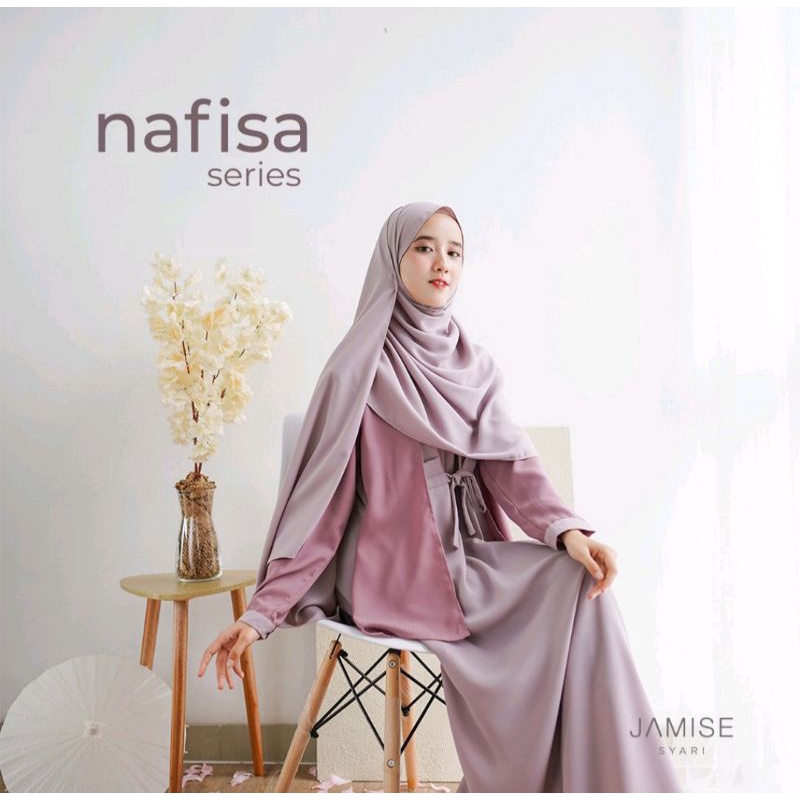 Gamis Syar i Jamise Nafisa Series Flamingo