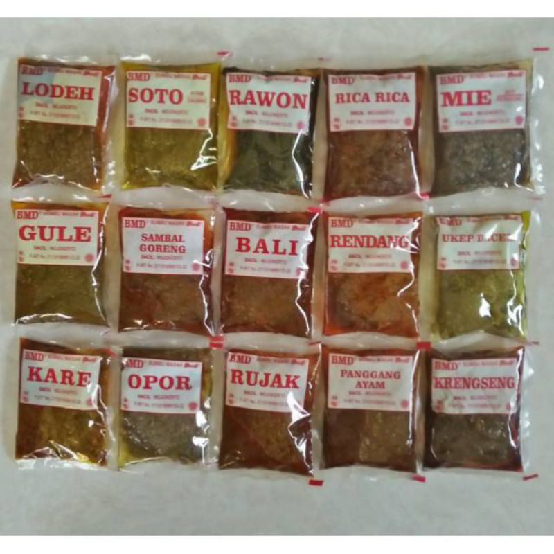 

Bumbu Masak Instan - Bumbu Masak Siap Pakai - Bumbu Masak Machmudah - Bumbu Mahmuda