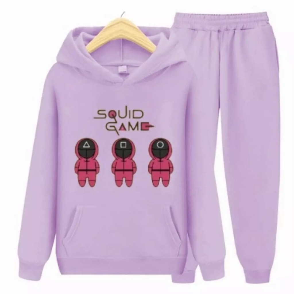 Setelan Sweater Anak + Celana Motif GAME 03 / Set Sweater Hoodie Anak Laki - Laki Perempuan Usia 3-15 Tahun