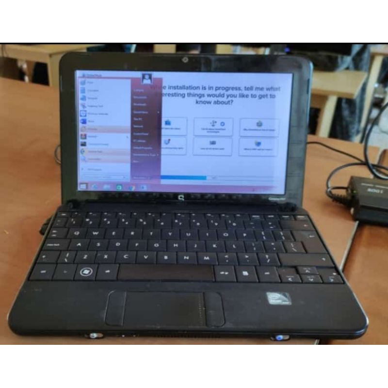 netbook compaq mini 110 bekas ada minus