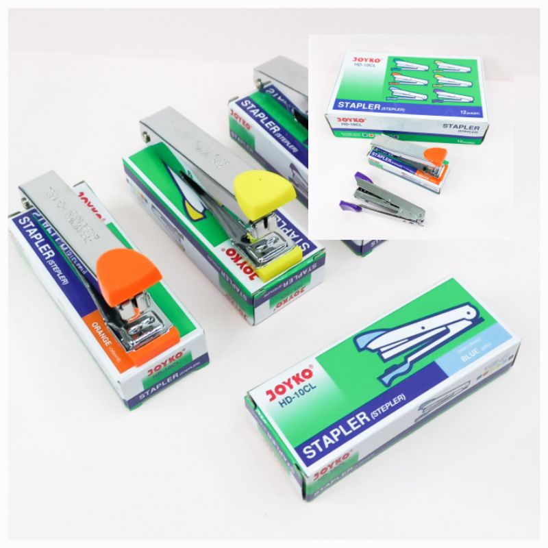 

Stapler Joyko isi 6pcs Steples HD10cl Warna Grosir