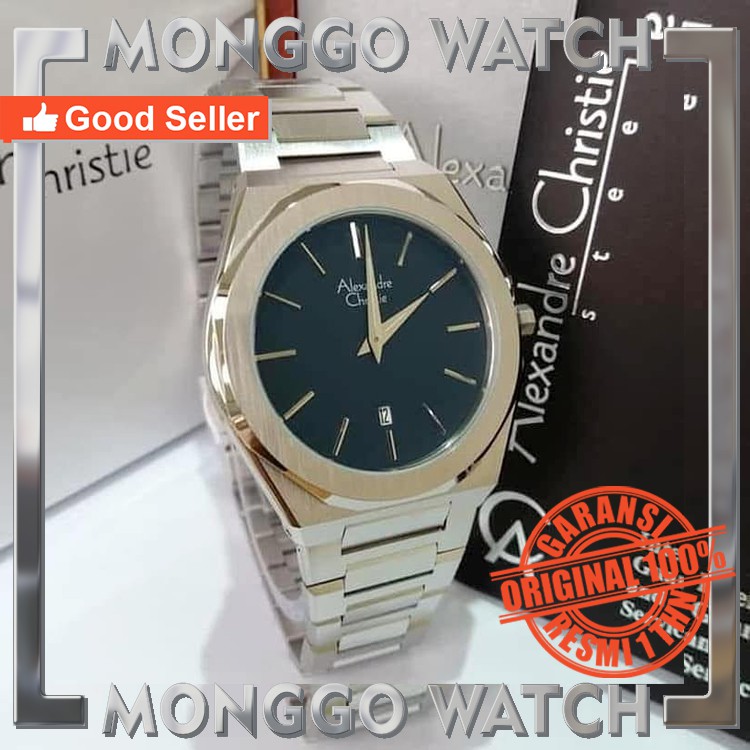 JAM PRIA ALEXANDRE CHRISTIE AC 8600 SLV ORIGINAL BERGARANSI RESMI