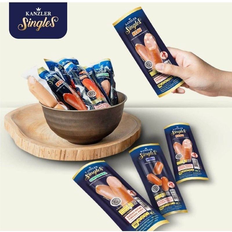

SOSIS KANZLER SINGLES 65GR SINGLE KEJU/HOT/MINI/ORIGINAL [NO COD]