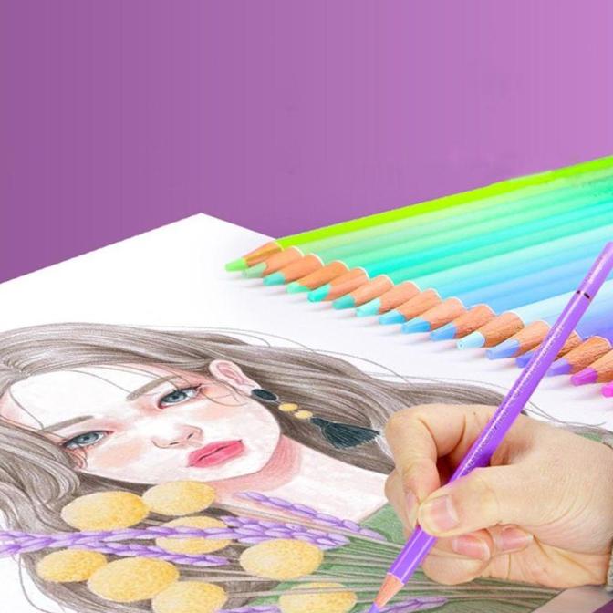 

SUQI 50 WARNA PENSIL WARNA PASTEL UNTUK MENGGAMBAR / YHJTY54654