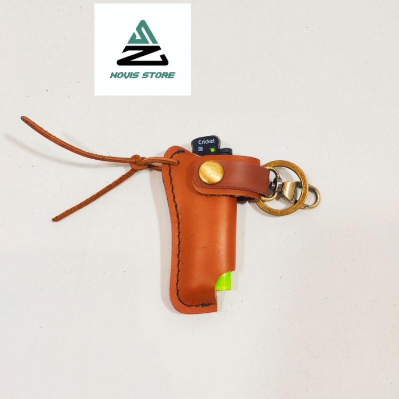 leather lighter case- case korek- sarung korek kulit - cover korek