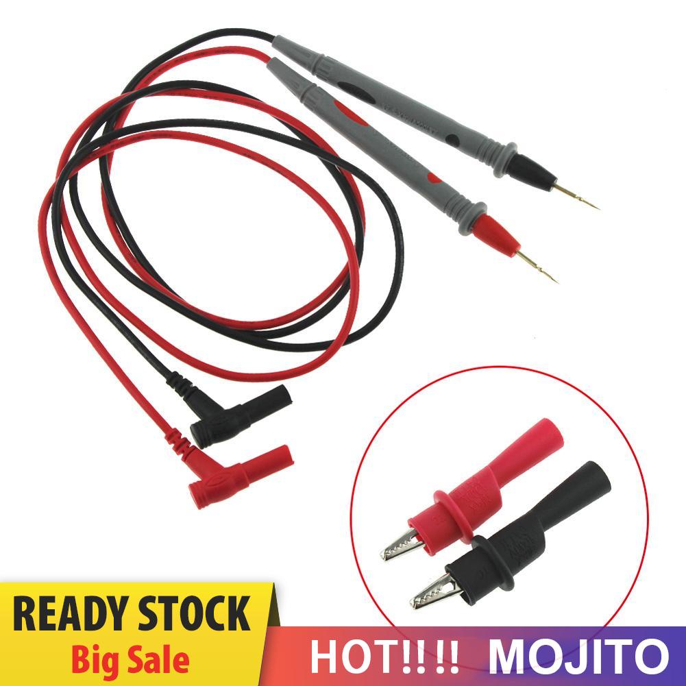 MOJITO 20A Universal Probe Test Leads for Multimeter Meter with Alligator Pliers