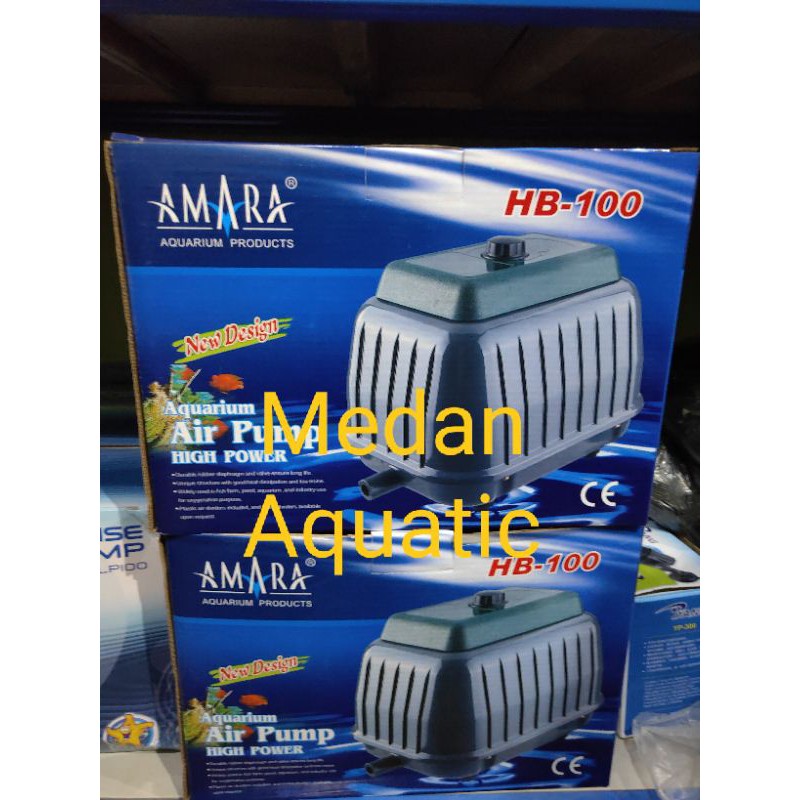Amara HB 100 Hi Blow Pompa Aquarium Kolam Hidroponik