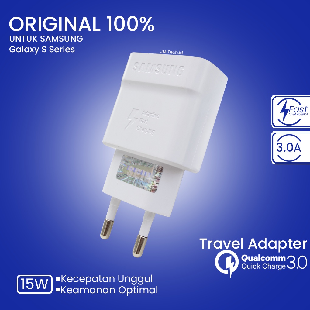 Charger Samsung S9 Quick Charger/Travel Adaptor Fast Charging Original 99%