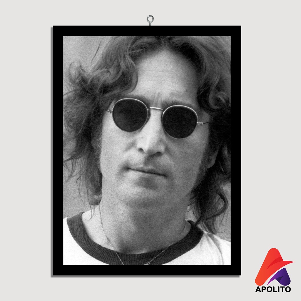 HIASAN DINDING JOHN LENNON PAJANGAN APOLITO (15X20) WALL DECOR JOHN LENNON HIASAN DINDING