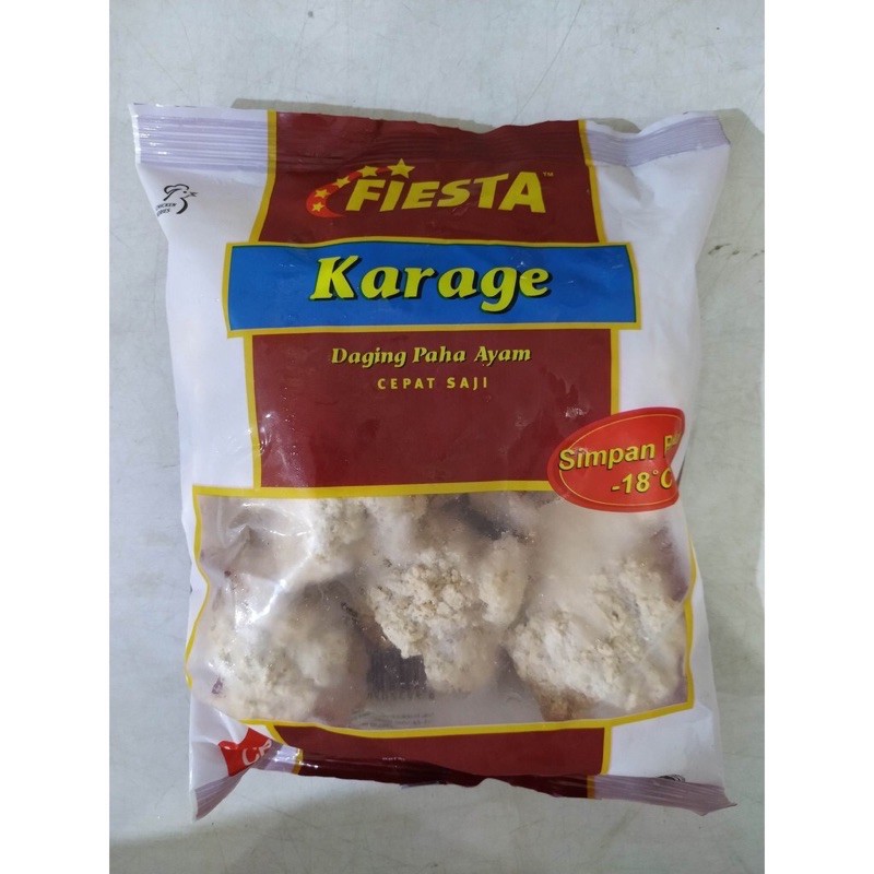 fiesta karage 500g / fiesta chicken karage 500gr/ fiesta daging paha ayam