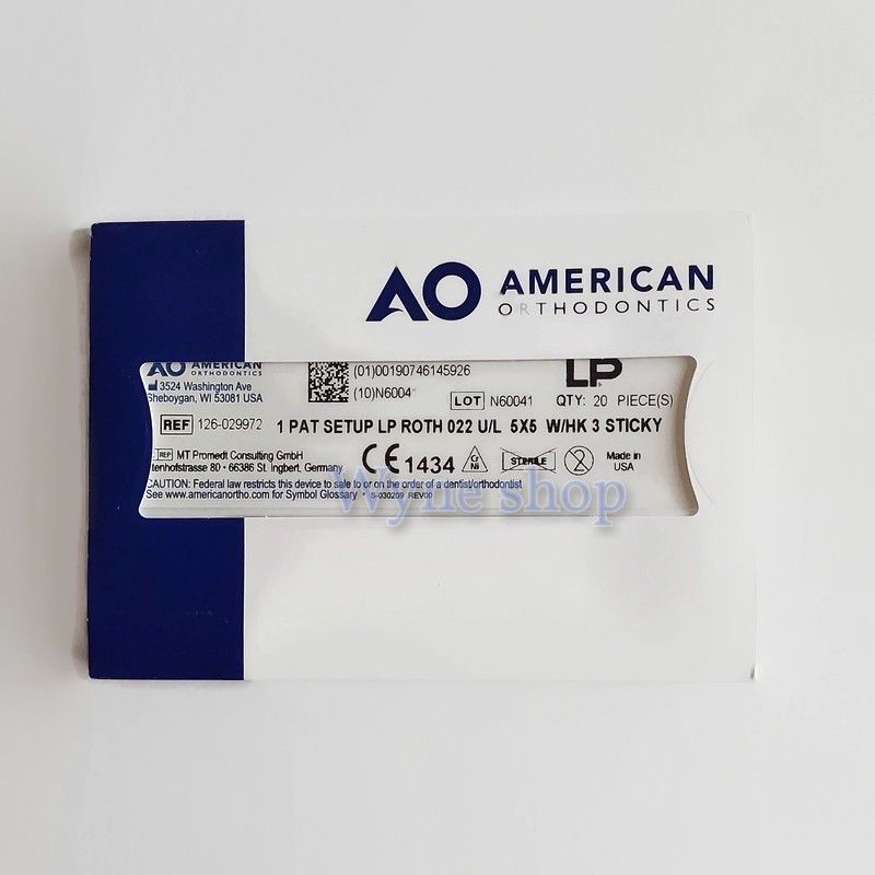 Bracket LP Roth 022 H 3 American Orthodontic, Behel AO