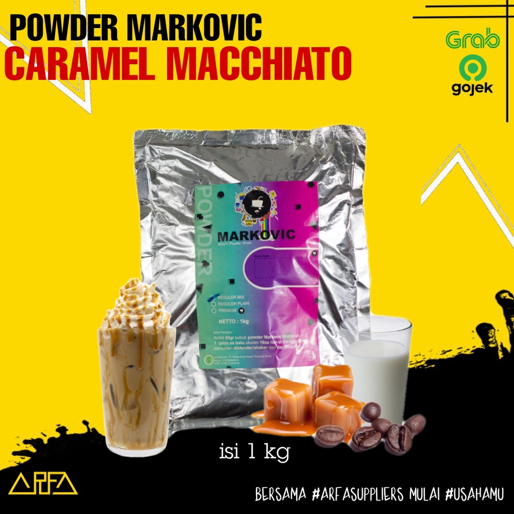 

Bubuk Minuman Caramel Macchiato Markovic 1kg