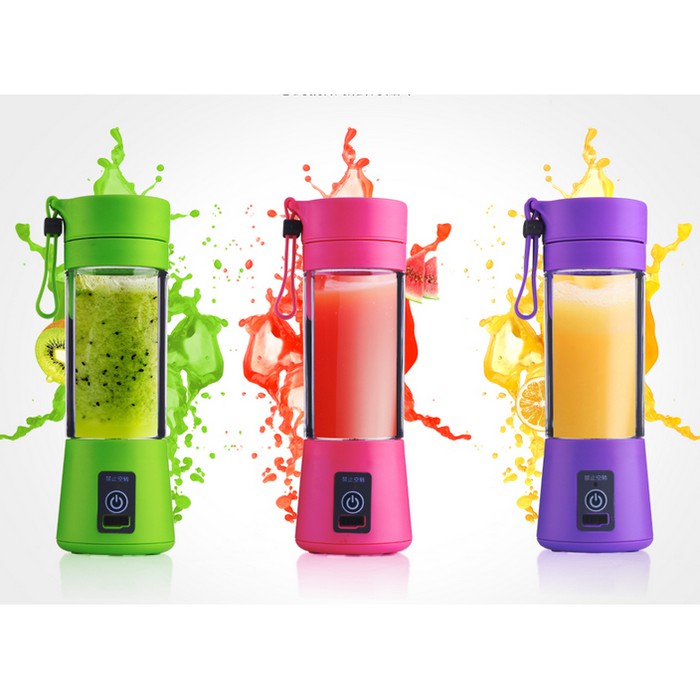 BLENDER JUICE PORTABLE / ALAT JUS BUAH ELEKTRIK / Shake n Take portable