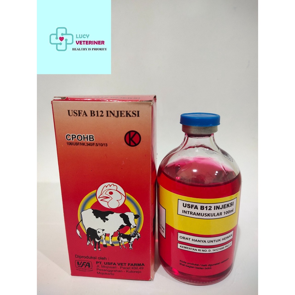 USFA B12 INJEKSI VITAMIN 100 ML