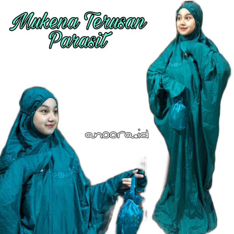 Mukena Parasut Terusan Mukena Travelling Super Jumbo