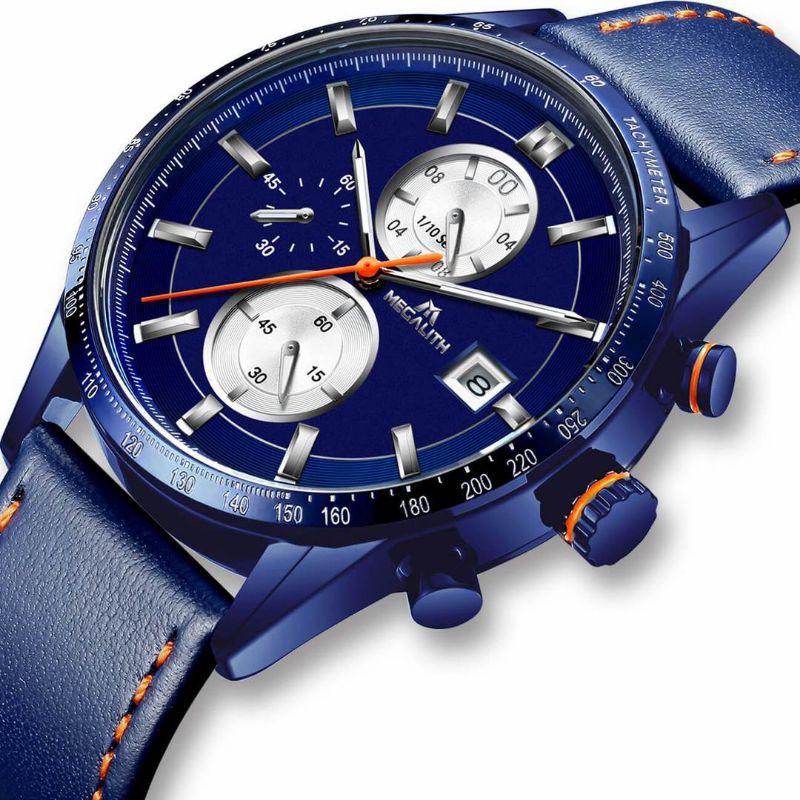 MEGALITH Jam Tangan Kulit Pria