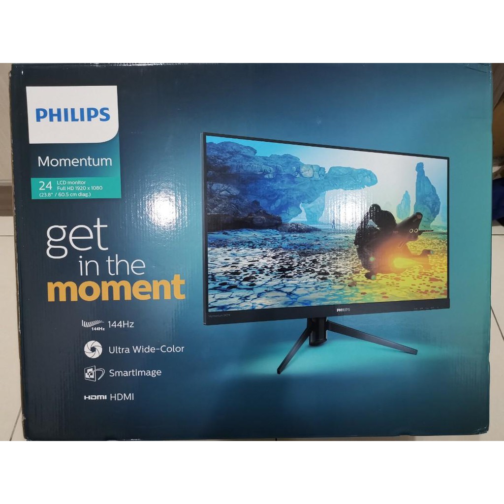 MONITOR LED PHILIPS 23.8&quot; 242M8 RESOLUSI 1920 x 1080 / 144Hz