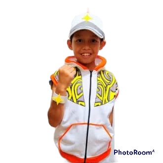 SWEATER BAJU SINGLET ANAK BOBOIBOY SOLAR ROMPI TERBARU GRATIS TOPI BOBOIBOY SOLAR GRATIS TOPI