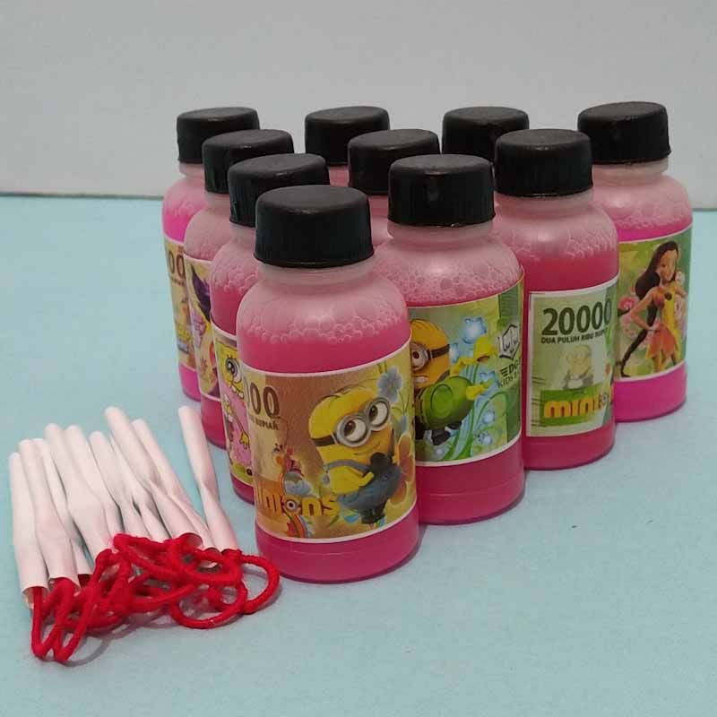 Mainan Balon Air Gelembung 10Pcs Botol