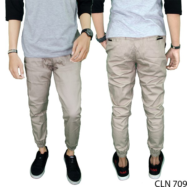 Celana Jogger Basic Pria - CLN 709