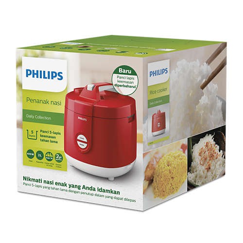 Philips HD3131 Rice Cooker Penanak Nasi Kapasitas 2L