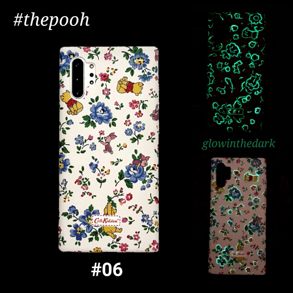 SAMSUNG J2 PRO J3 PRO J5 PRO J7 PRO SAMSUNG NOTE 3 4 5 8 9 10 10 PLUS / PRO - D.SNEY CK FLOWER Soft Case Glow In The Dark