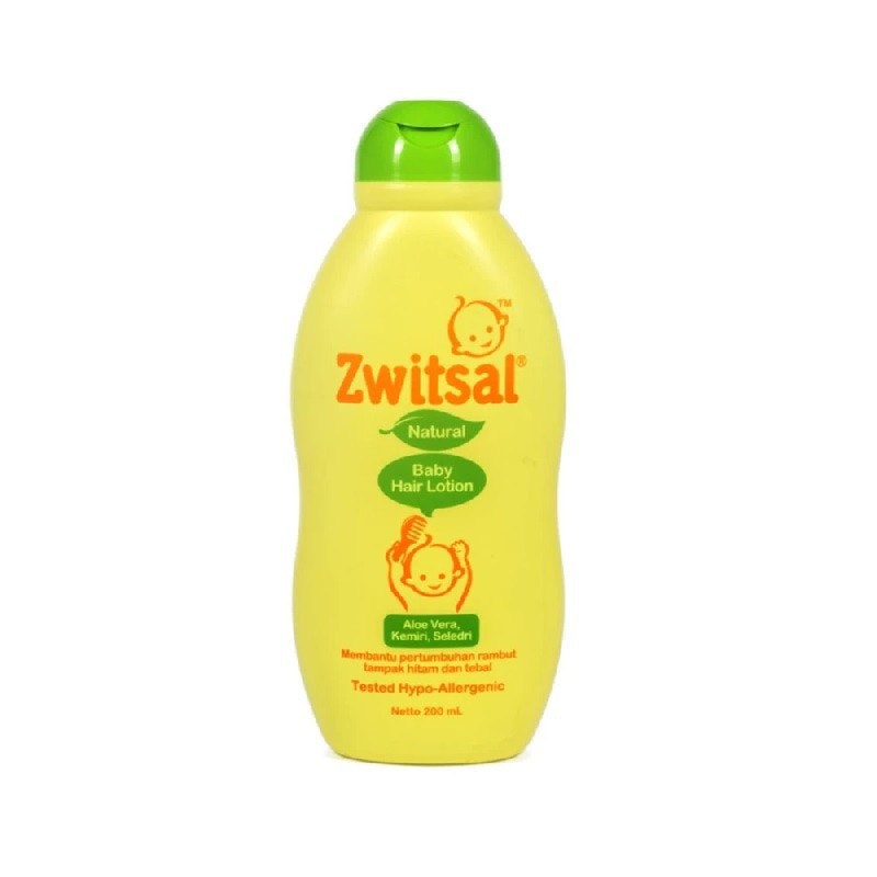 Zwitsal Baby Hair Lotion Natural Aloe Vera Kemiri Seledri 200 Ml