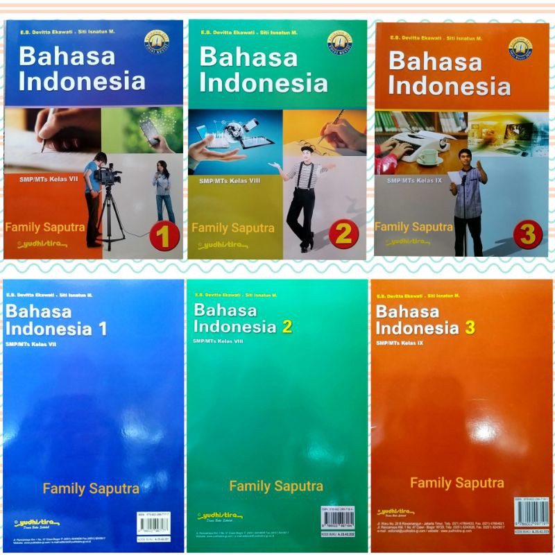 Jual Buku Bahasa Indonesia Smp Mts Kelas 7 8 9 Kurikulum K2013