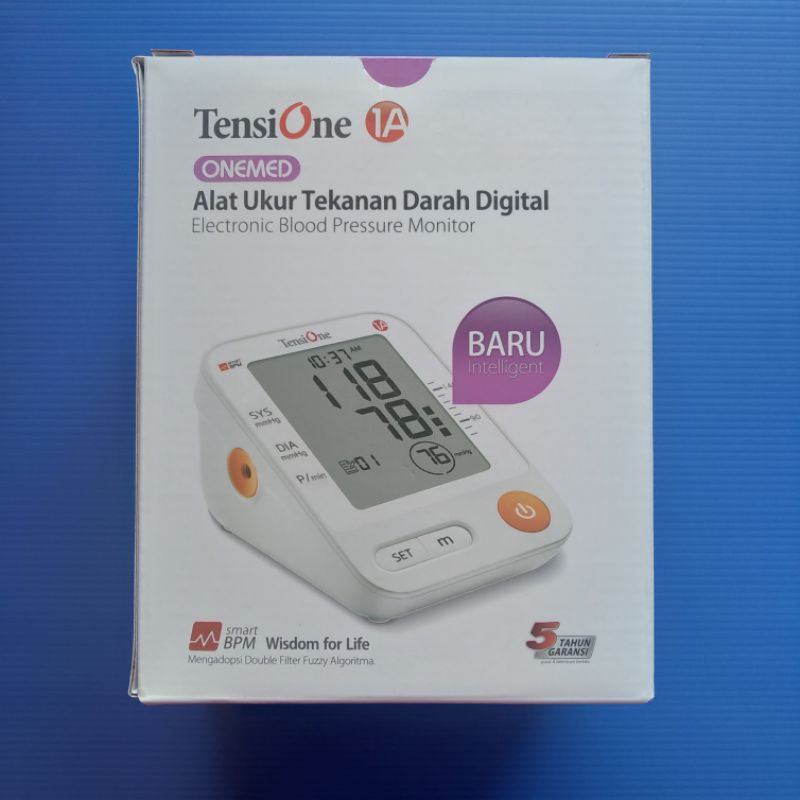 Original Tensimeter digital one med Tensi one 1A tanpa suara Exp Baru