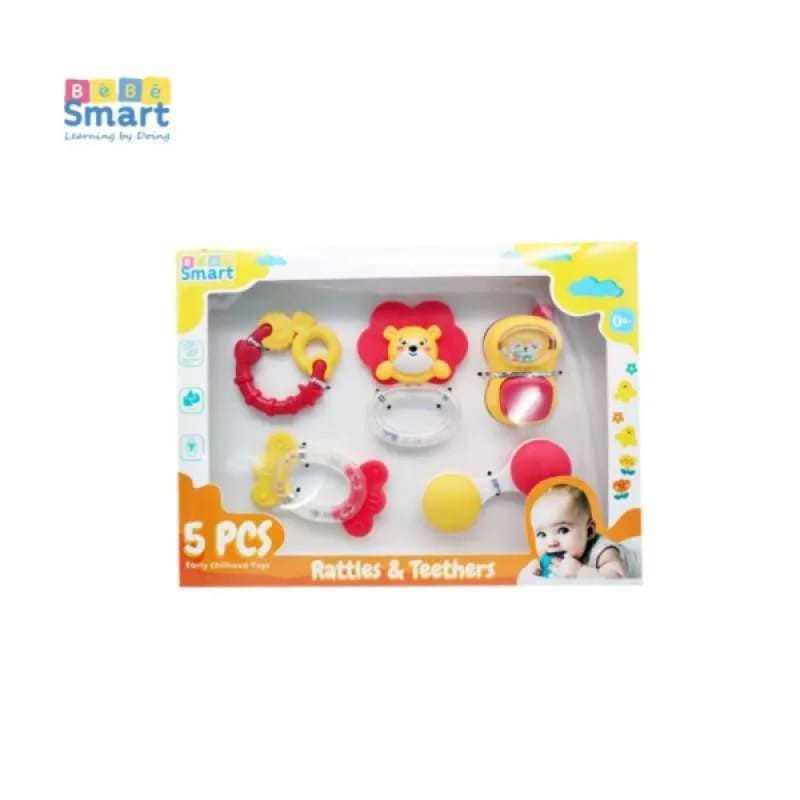 READY GOJEK GRAB Bebe Smart Rattles &amp; Teethers Unicorn &amp; Fox ISI 5pcs bbs808 bbs809 bbs901 bbs902