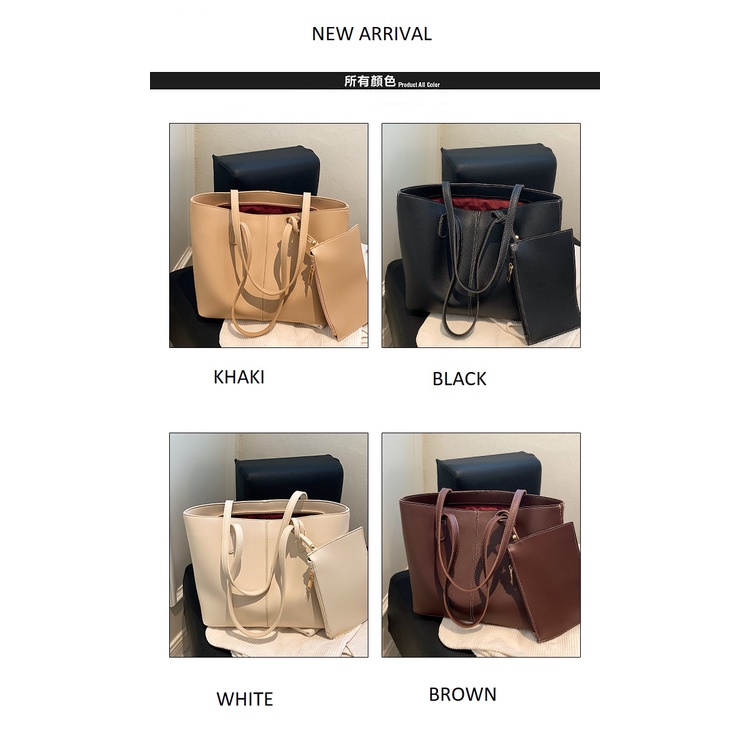 (2Pc Bisa 1Kg)GTBI998875924 New arrival  !!! Tas Tote Bag  Wanita Import +WaLLET