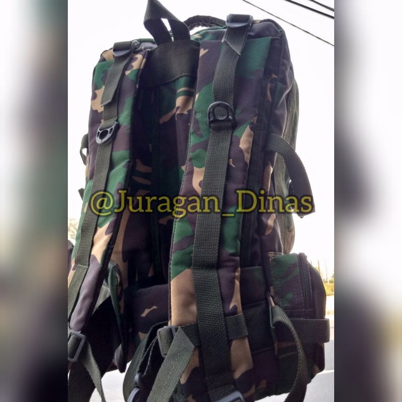 Bagpack Ransel Punggung Loreng TNI ABRI Tentara Militer Malvinas ARMY Tempur Lebanon bsr