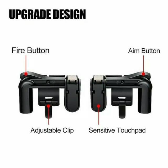 Gen 3 Mobile Fire Button L1R1 Free Aim Shoot Trigger Gaming Console