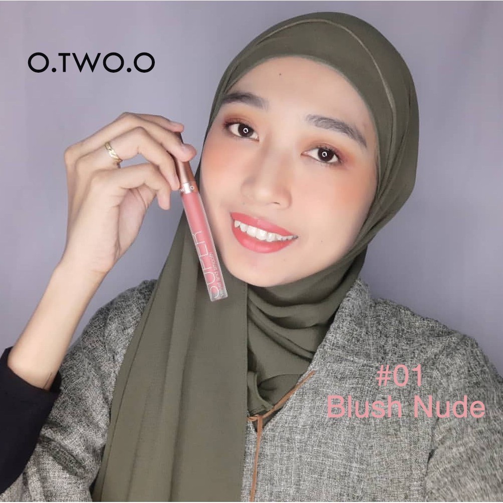 O.Two.O Lipgloss Honey Whisper Lip Velvet Matte Glazer Perfect Anti Air Tahan Lama 24 Jam OTWOO