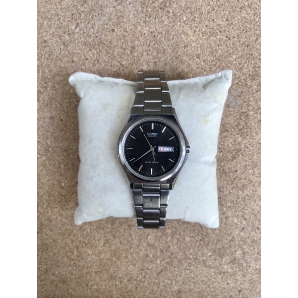 Jam Tangan Pria Original Casio Bekas Second Preloved Aksesoris Pria Jam Tangan Analog Silver Fashion