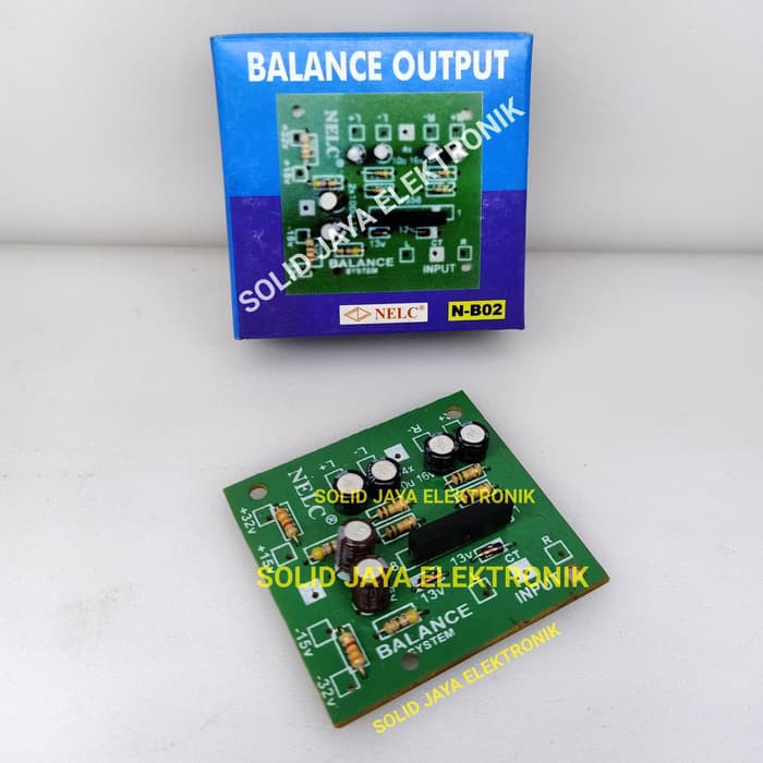 KIT BALANCE OUTPUT STEREO - KIT OUTPUT BALANCE RANGKAIAN ELEKTRONIK BALANCE OUTPUT NELC N-B02