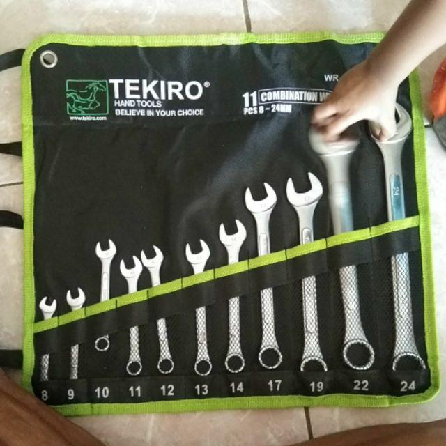 Kunci Ring Pas 11pc 8mm-24mm Tekiro