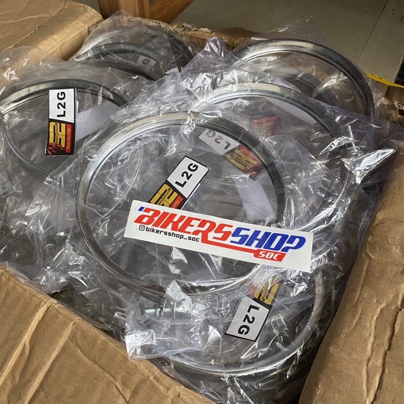 lis batok lampu depan l2g krom