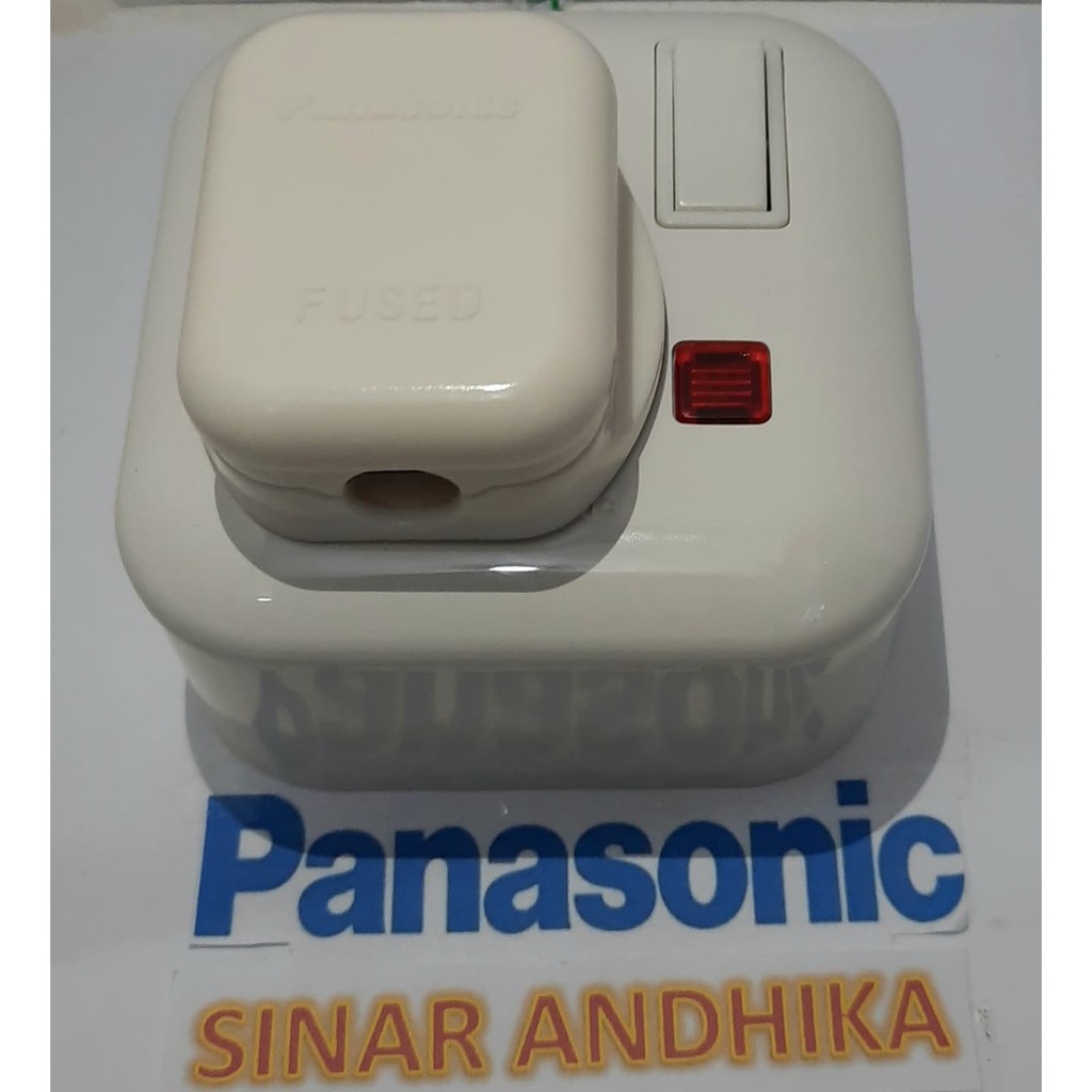 STOP KONTAK AC 1 SET PUTIH PANASONIC WBJ 1214W-3K