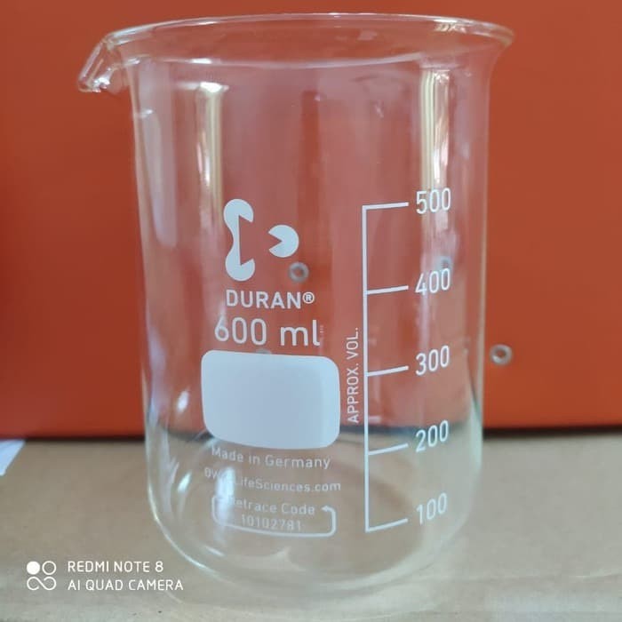 Jual Beaker Glass Low Form 600ml 600 Ml Gelas Kaca Piala Ukur Kimia Duran Shopee Indonesia 7651