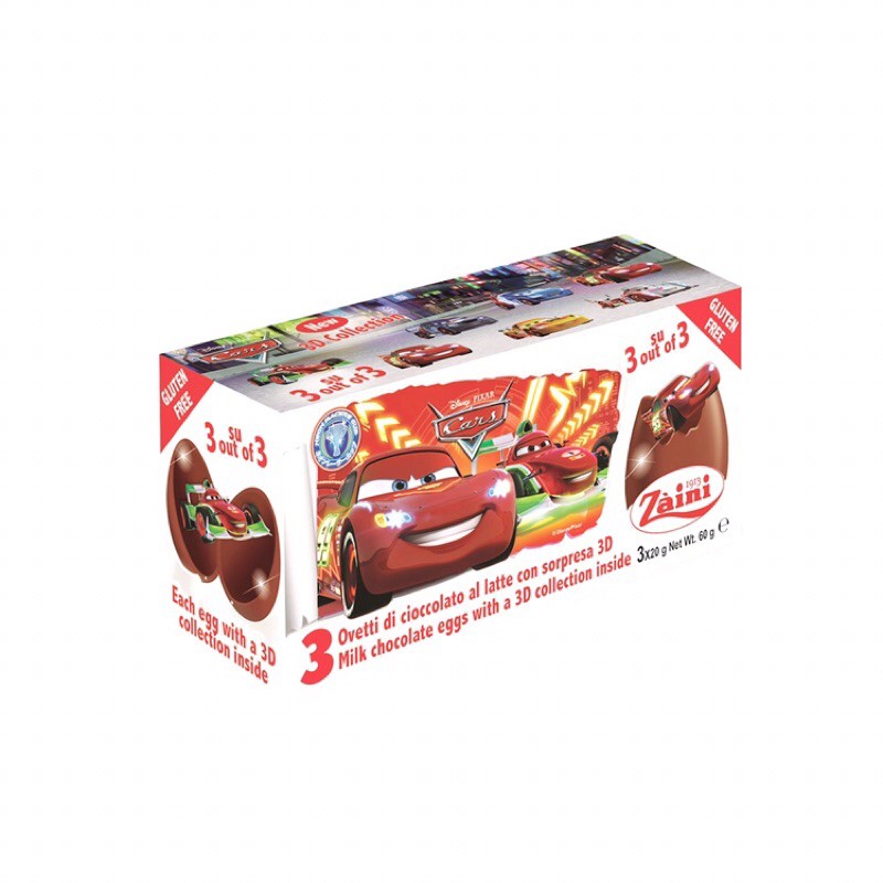 

ZAINI CARS TRIO EGGS 60 G BOX