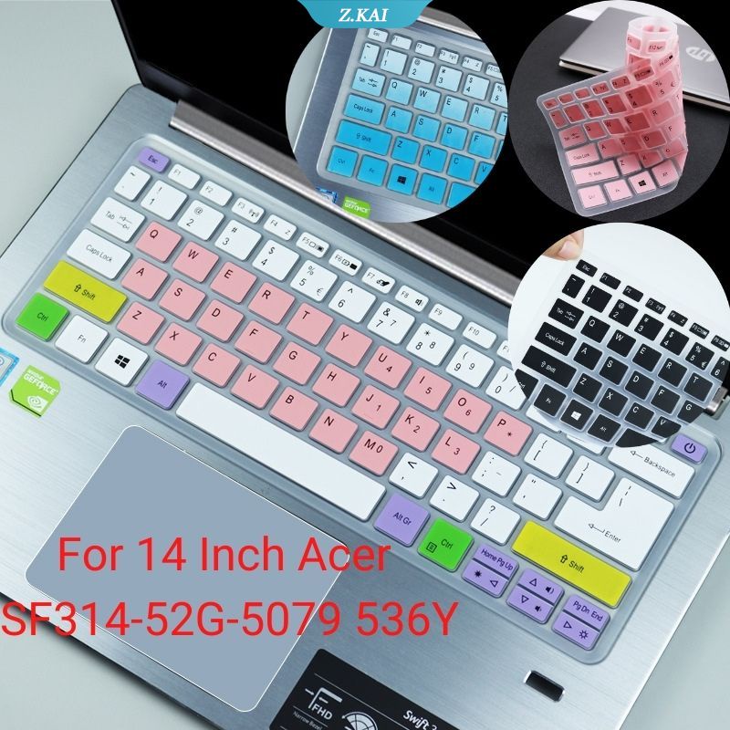 Cover Pelindung Keyboard Bahan Silikon Anti Air Untuk Acer Aspire 5 A415 Sf314-52G-5079 536y 14 &quot;(ZK)