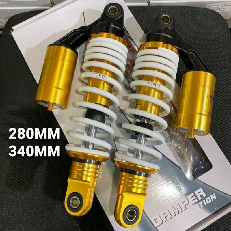 schok tabung gold buat bebek size 340mm 1set 280mm set semua motor bebek