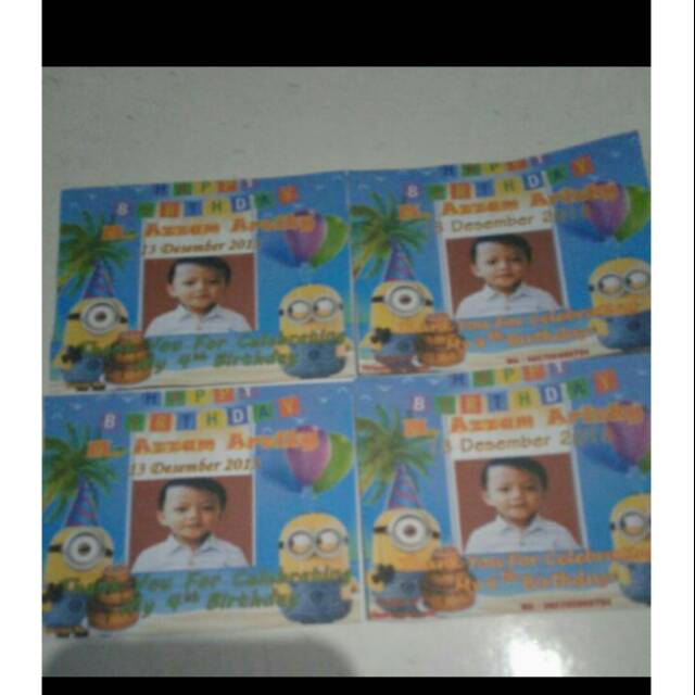 

Thank card ultah