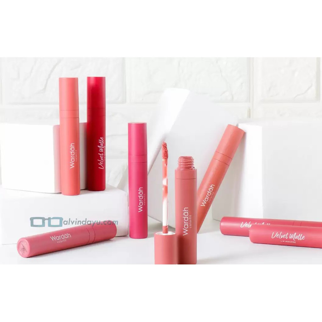 Wardah colorfit velvet matte lip mousse - WARDAH LIPCREAM VELVET