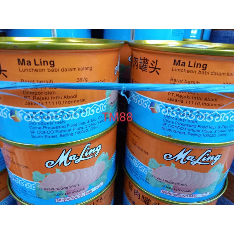 

HAM MALING FYF DAGING BABI DALAM KALENG/MALING PORK LUNCHEON MEAT PRODUK MALING FYF