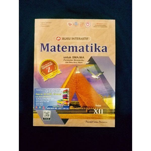 Jual Buku Pr Lks Matematika Kelas Xii Peminatan Matematika Dan Ilmu Ilmu Alam Edisi Terbaru 8858