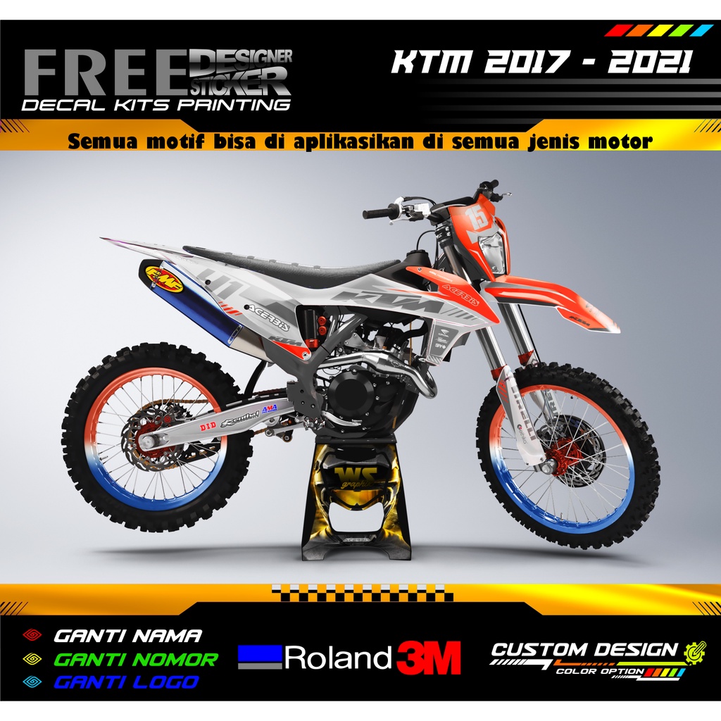 Decal Sticker  KTM 250- 450 2017-2022