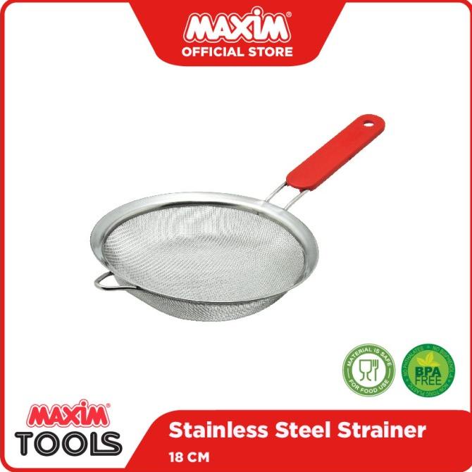 Maxim Tools Professional Mesh Strainer 18cm - Saringan Stainless